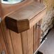 Art Deco walnut coat rack