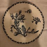 Assiette en porcelaine Gien