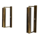 Pair of brass wall lights with adjustable heads from the mid-20th century, 1960, Germany.