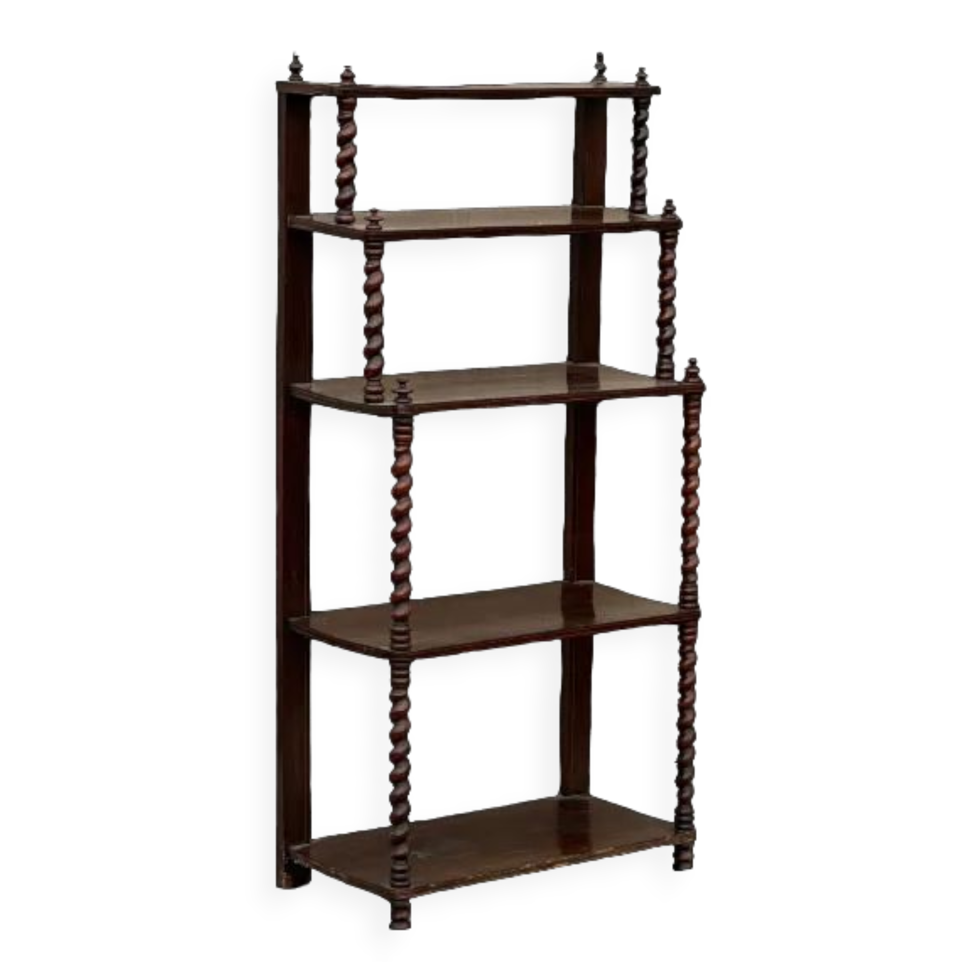 Rosewood veneer shelf