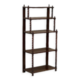 Rosewood veneer shelf