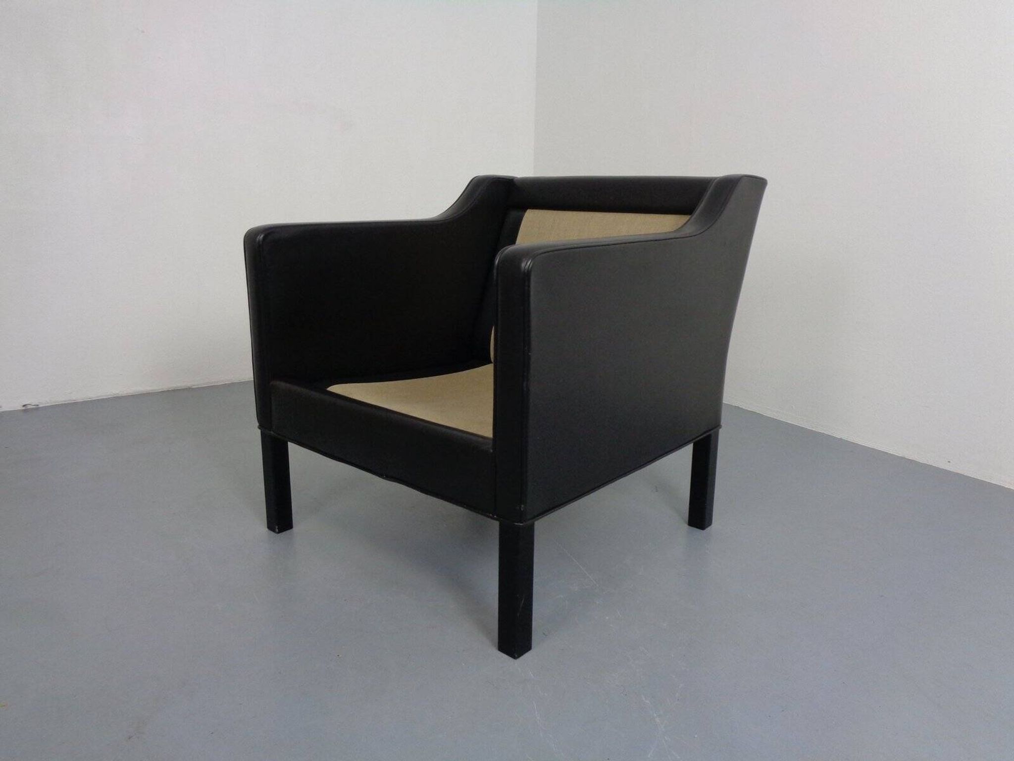 2321 Leather Armchair by Børge Mogensen for AS Fredericia Stolefabrik, Denmark, 1960s