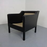 2321 Leather Armchair by Børge Mogensen for AS Fredericia Stolefabrik, Denmark, 1960s