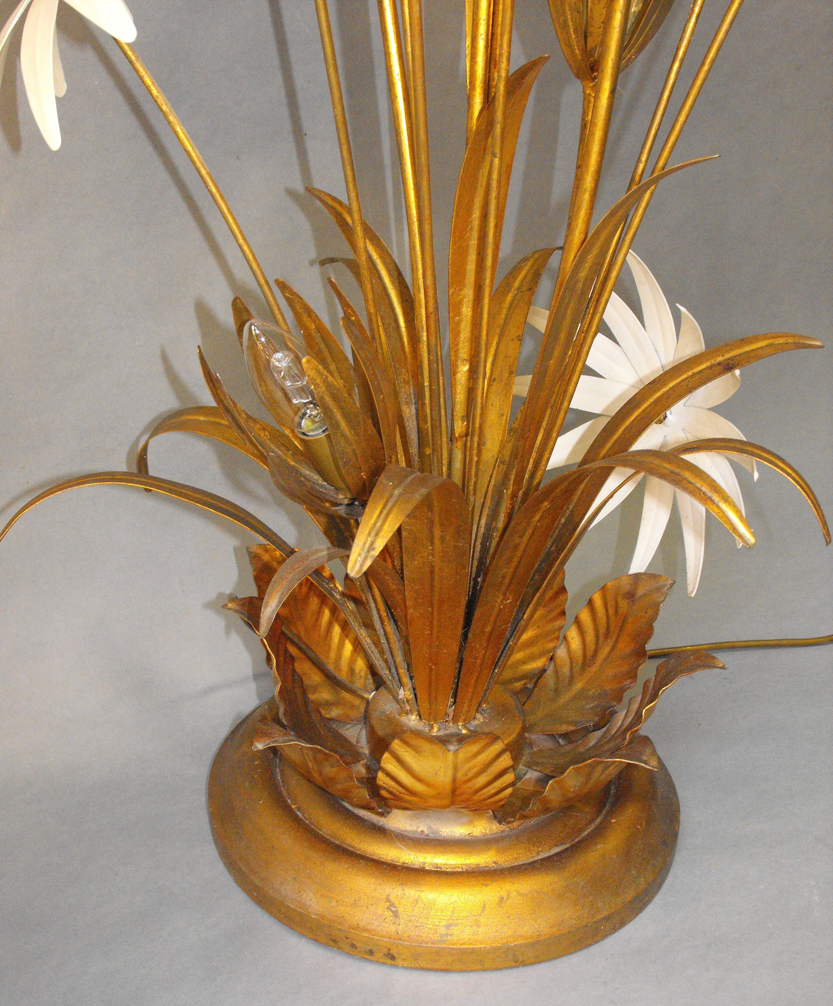 Floral lamp by Hans Kogl from the 70s.