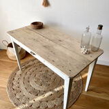 Patinated farmhouse table