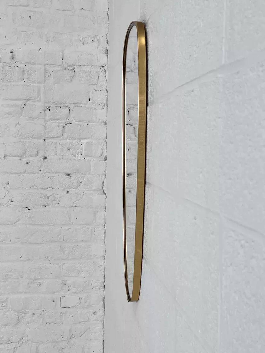 Golden rearview mirror and free form from the 1950s