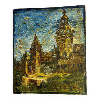Oil painting table