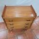 Scandinavian oak chest of drawers from the 1960s.