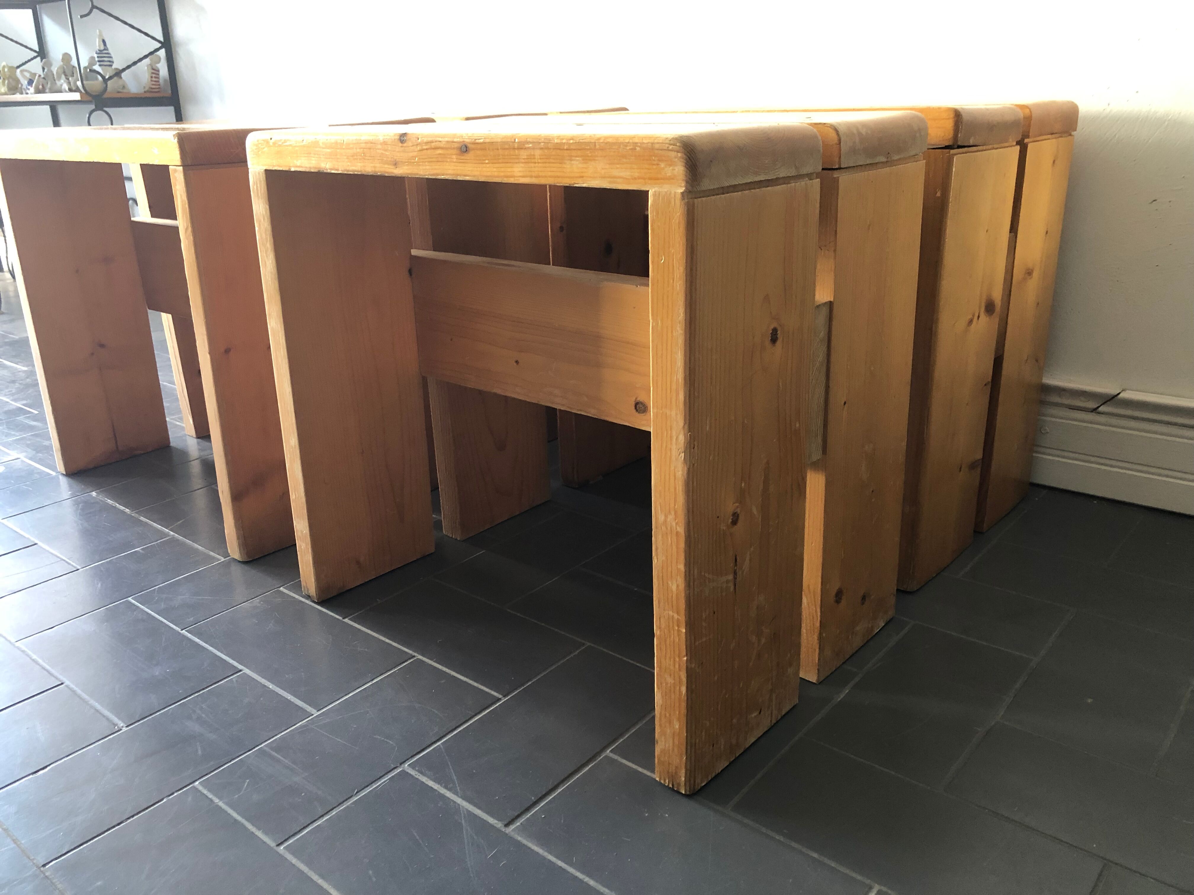 4 stools Les Arcs, 1960