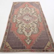 5x8 Vintage Faded Pink Persian Vintage Rug, 137x247Cm