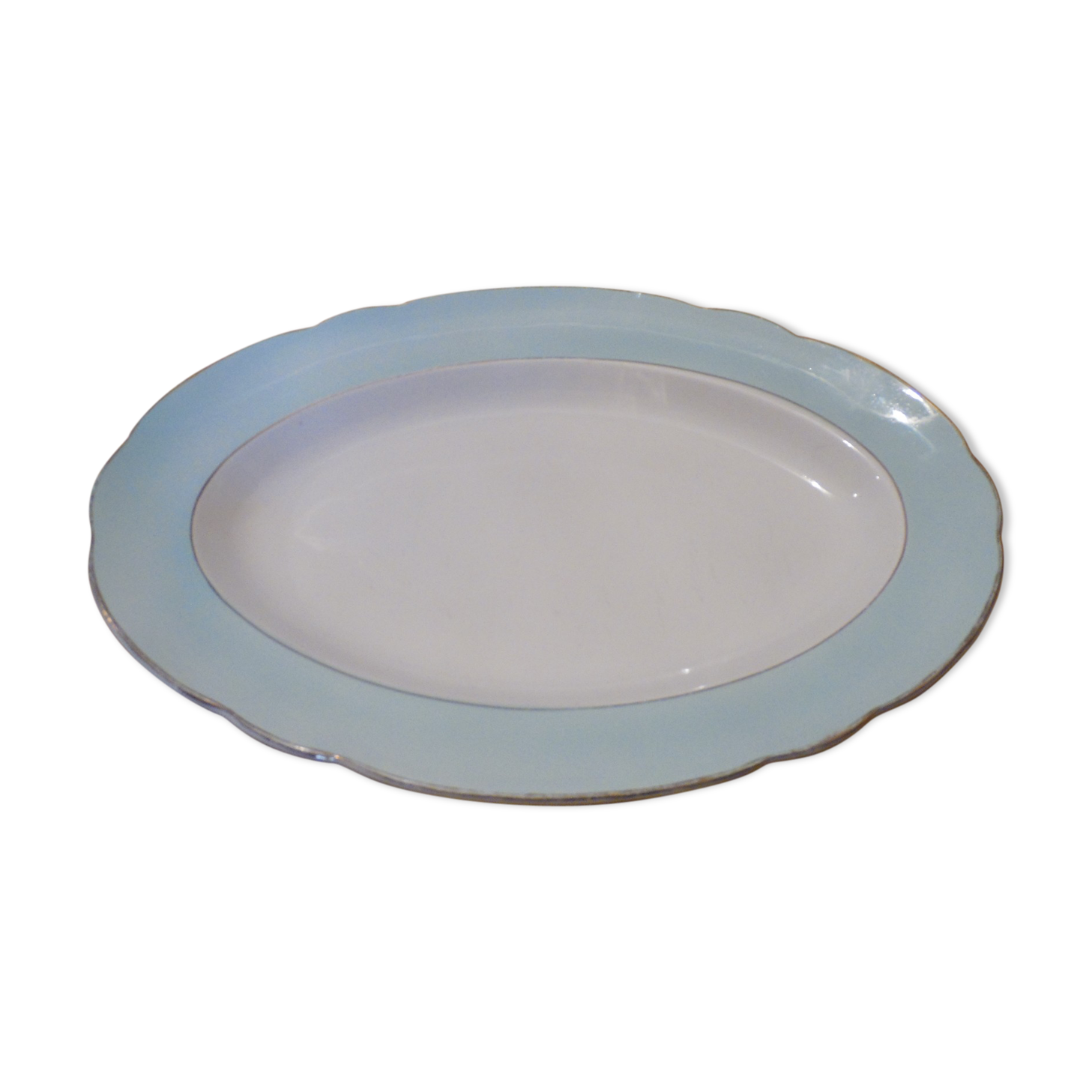 Oval platter model Henri Sarreguemines and Digoin, 30's