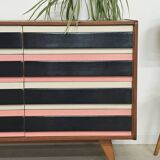 Commode U 453 Rose 8 drawers Jiri Jiroutek for Interior Prague 1962