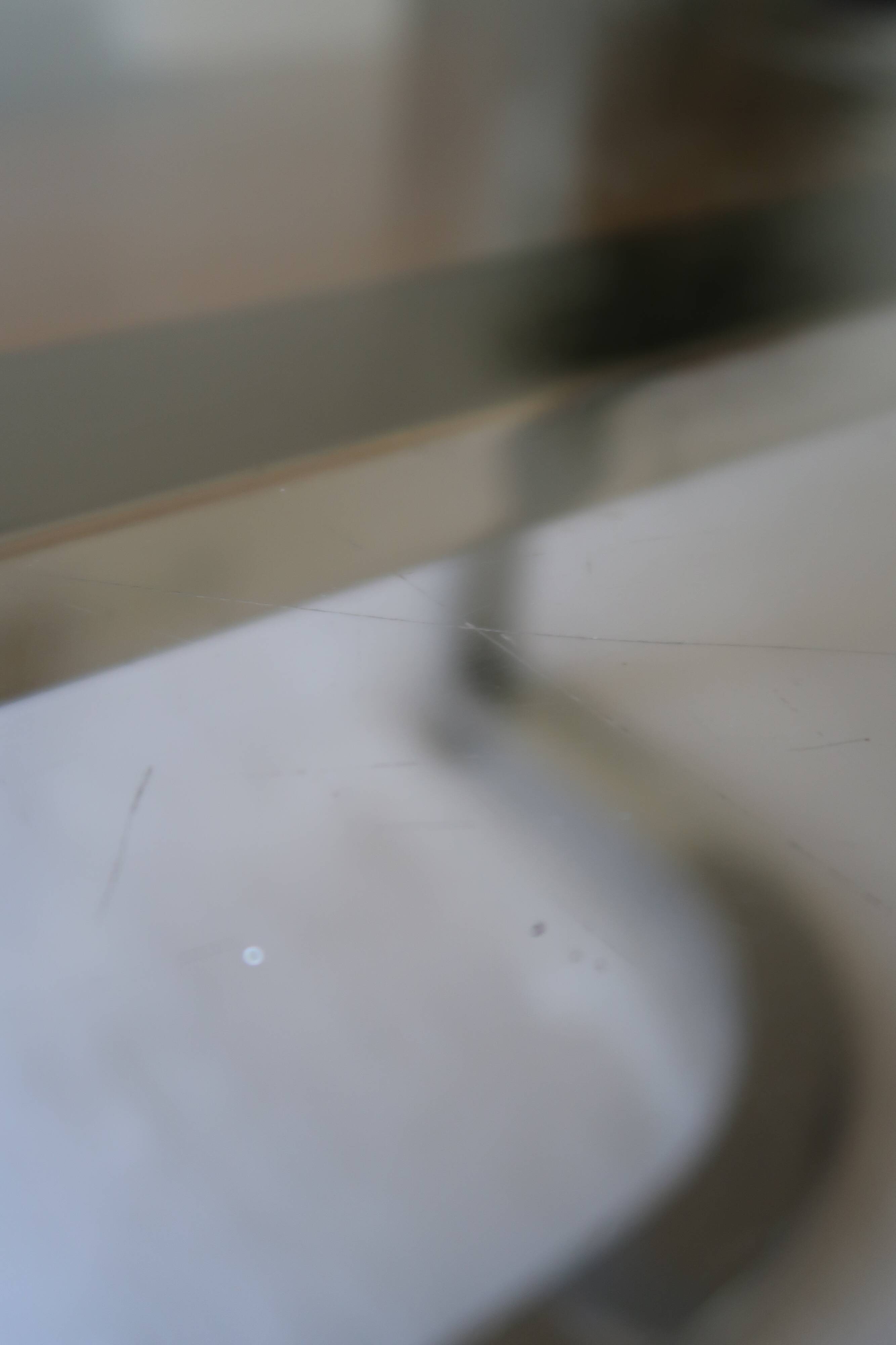 Table basse verre fumé 70's
