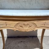 Toilet table, marble top