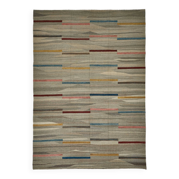Kilim décoratif tribal contemporain 298 cm x 416 cm