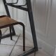 Desk and chair in school formica 60s-70s