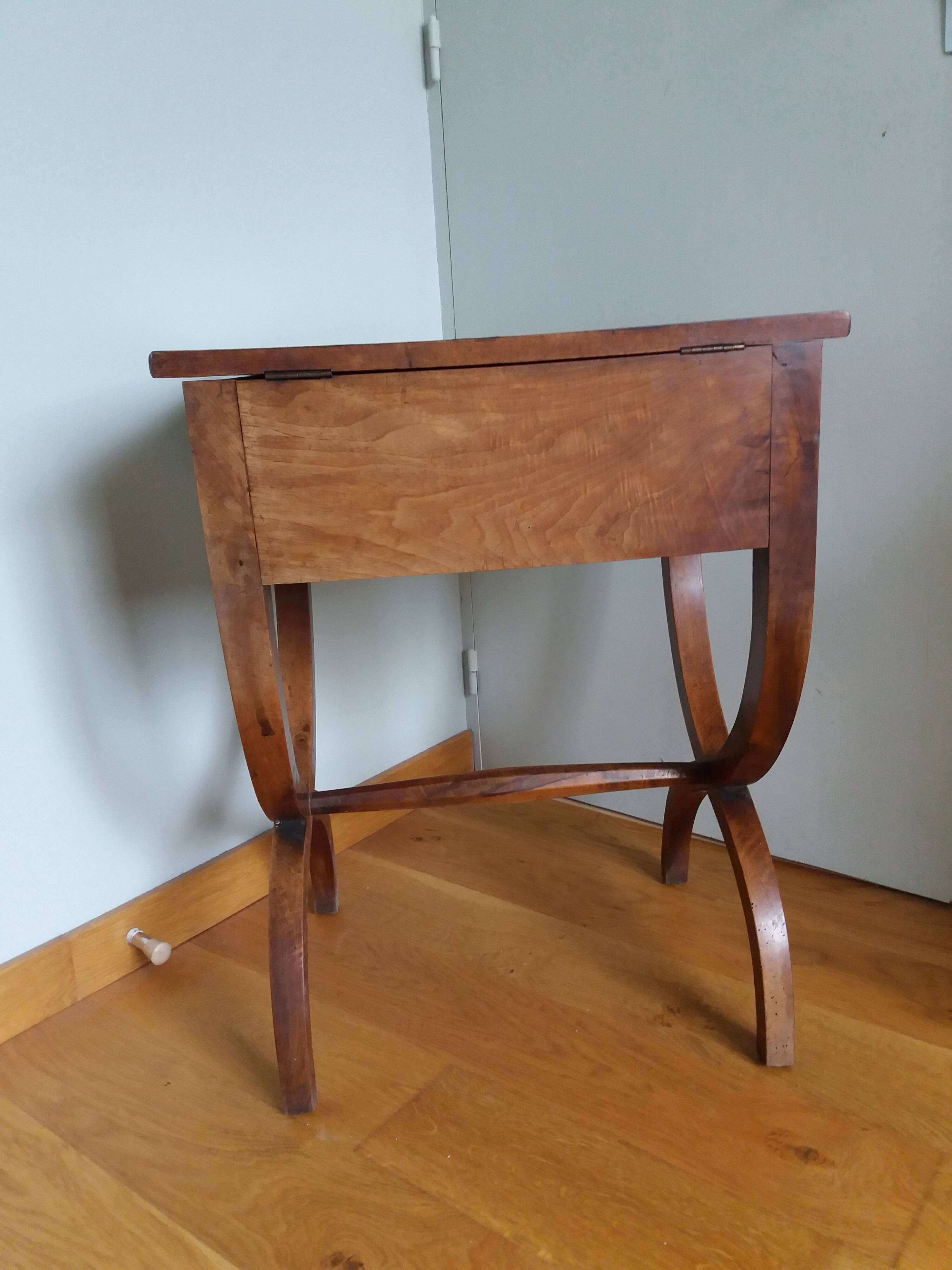 19th century sewing worker's work table