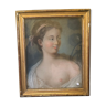 Portrait of a woman, pastel, XVIIIs