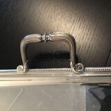 Christofle plate in silver metal