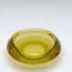 Bright Yellow Murano Sculptural Bowl , perfect to decorate your coffee tables !
