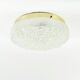 Large Mid-Century Modern Murano Ice Glass Flush Mount from Doria, 1960s