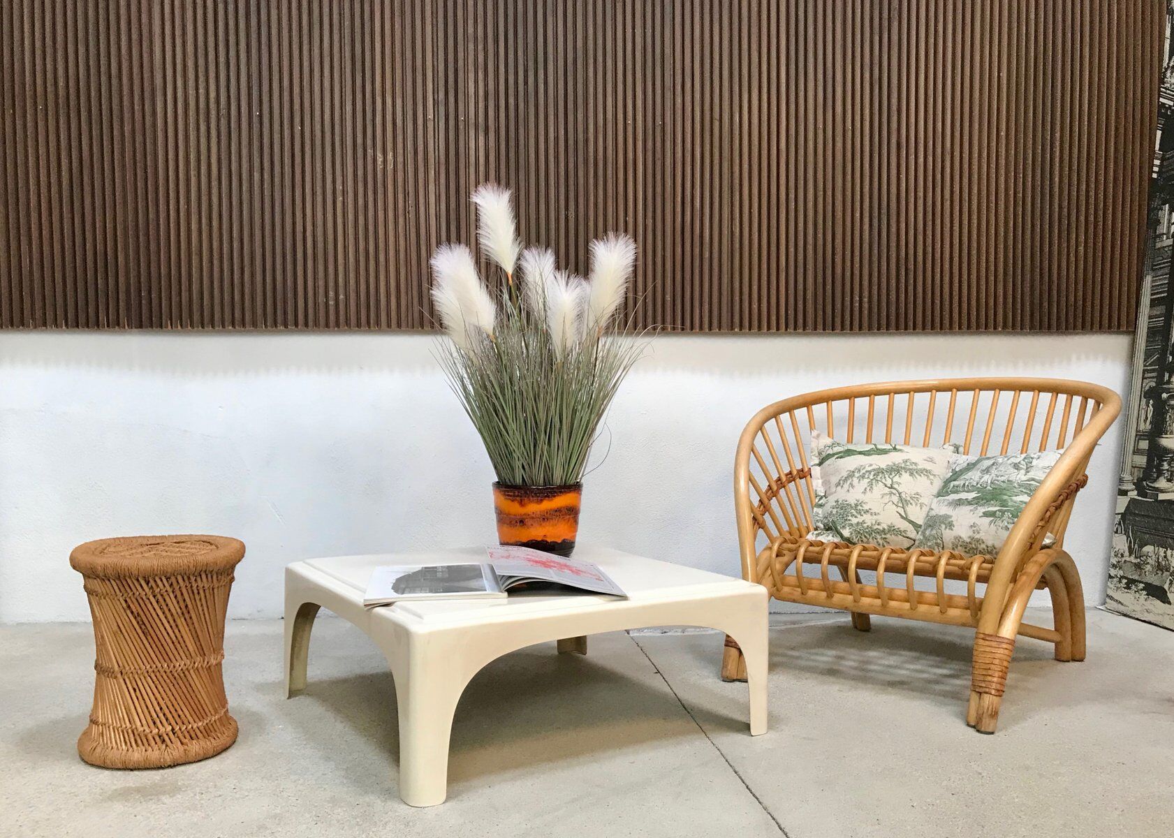 Early Space Age Side or Coffee Table in Fiberglass, West-Germany, 1960s