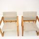 Set of Two Scandinavian Safari Armchairs by Karin Mobring, 1980s