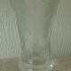 Crystal vase with butterfly decor