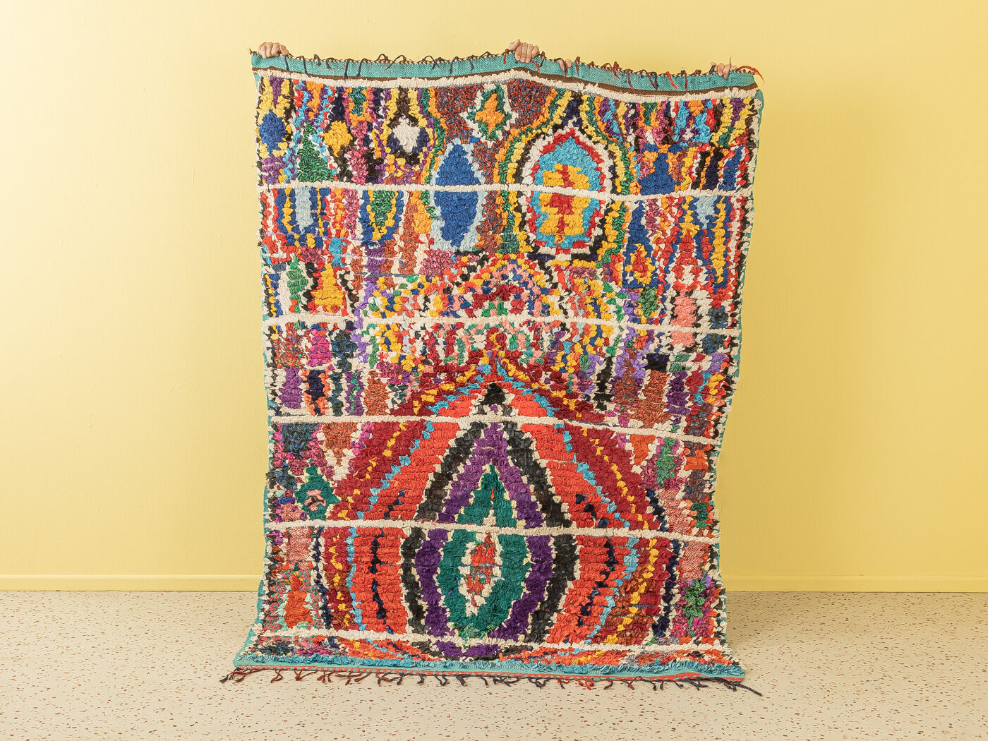 Boucherouite, berber rug, 167 x 233