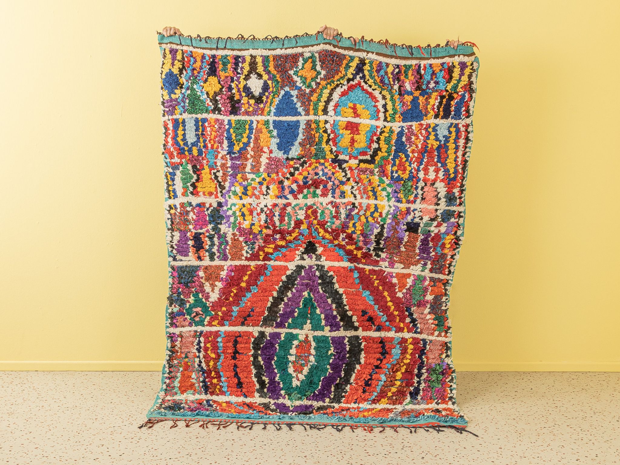 Boucherouite, berber rug, 167 x 233
