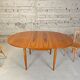 Table ronde extensible