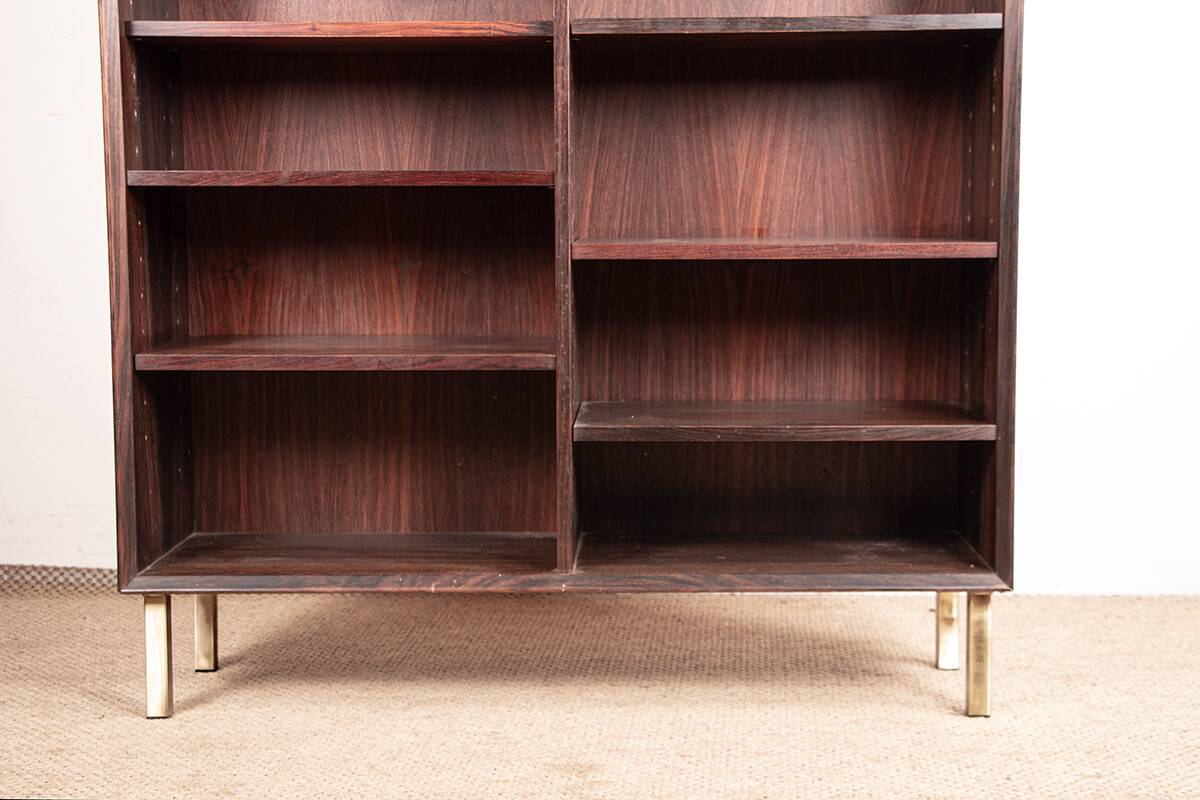 Large Danish high bookshelf in rosewood by Erik Brouer 1960.