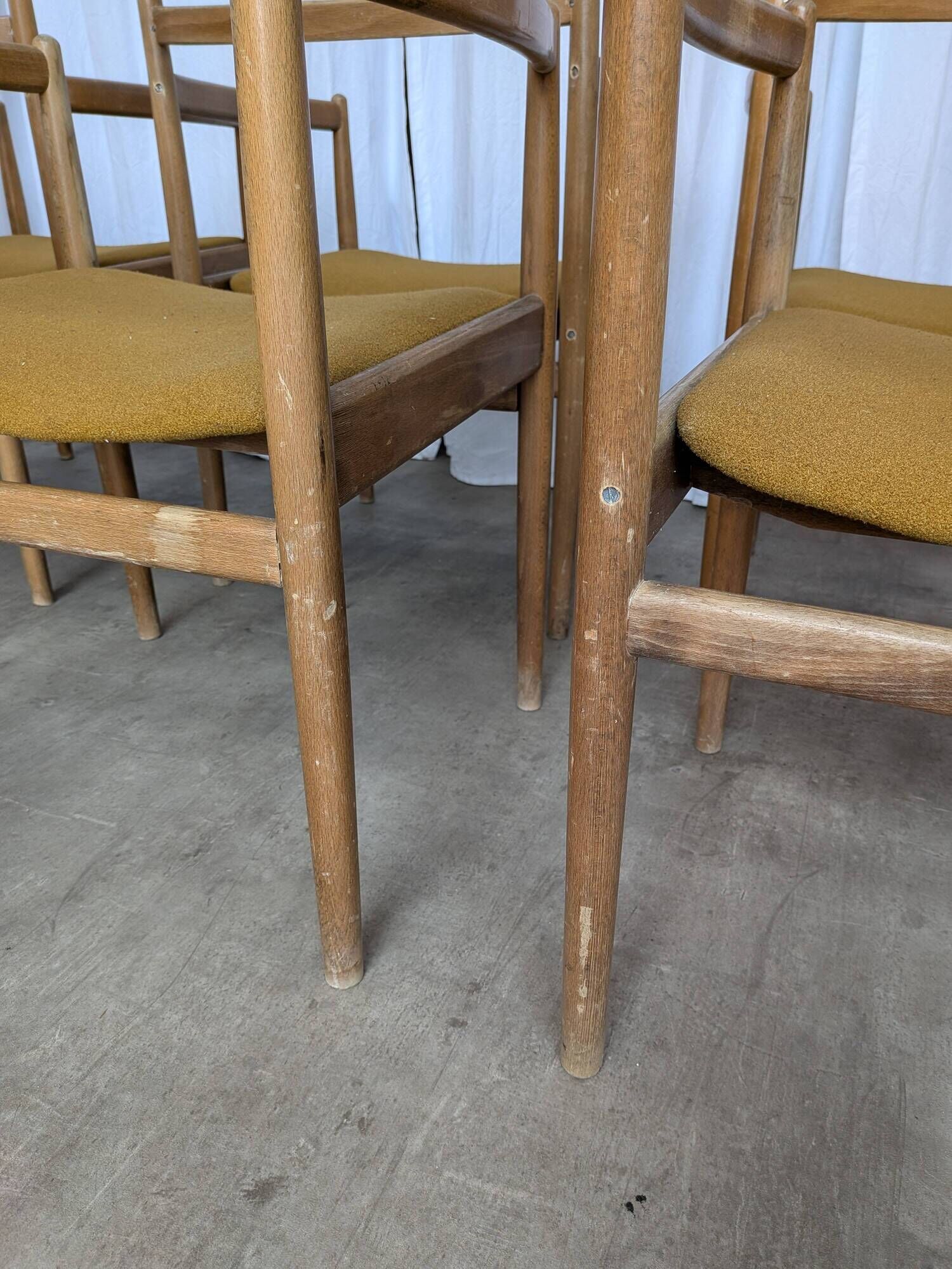 Set of 8 STOL Kamnik Armchairs / Yugoslav Mid Century Vintage Dining Chair