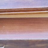 Chest of drawers of the 50s in golden oak compass feet 4 drawers