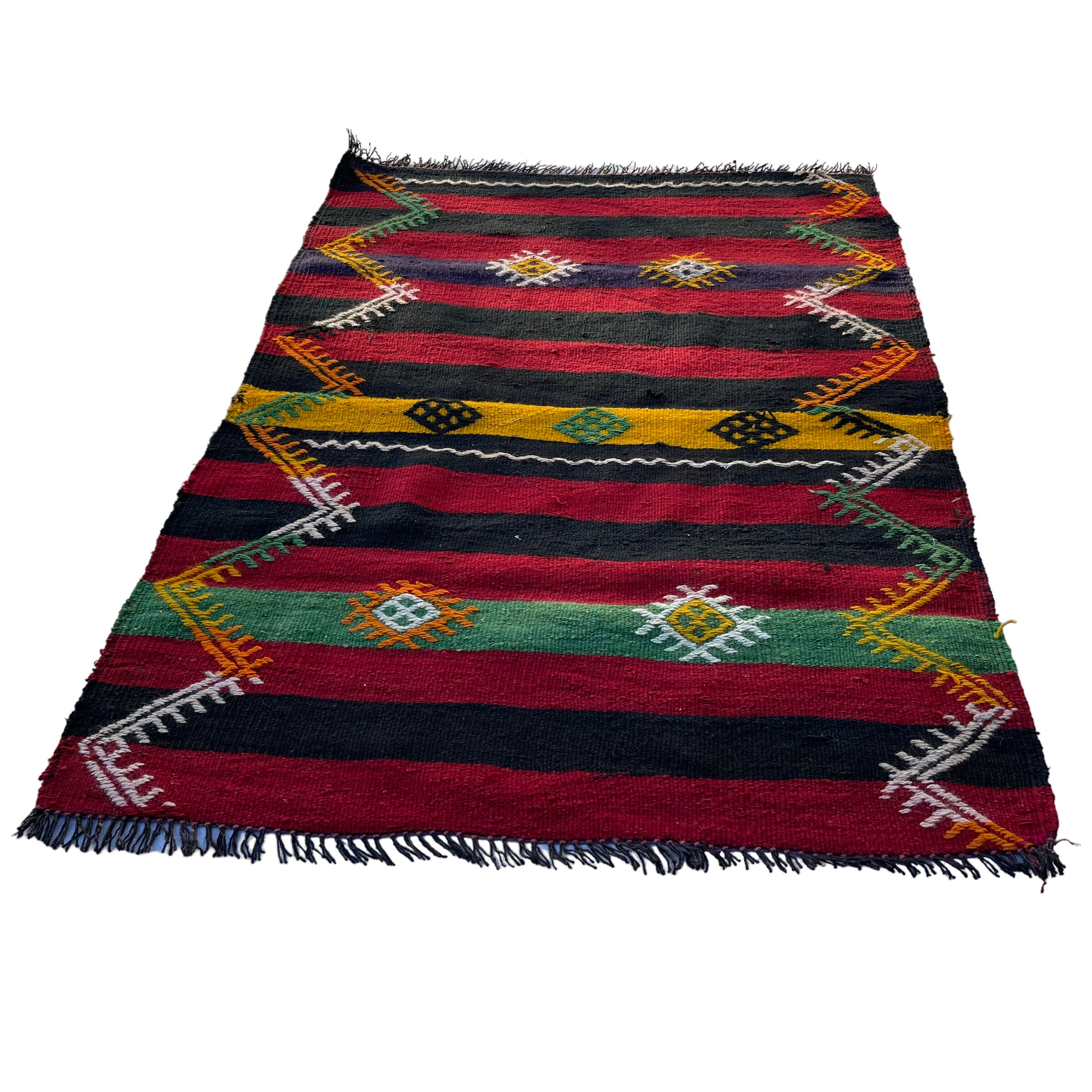 Vintage Turkish Kilim Rug , 137 x 100 cm
