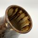 Old enamelled sandstone vase, by Joseph Talbot, Sandstone of La Borneé - 1930s