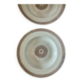 5 assiettes anciennes Creil et Montereau