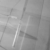 Glass and plexiglass coffee table 1970