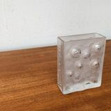 Mid-century German space age bubble glass vase by Gral, 1960s.