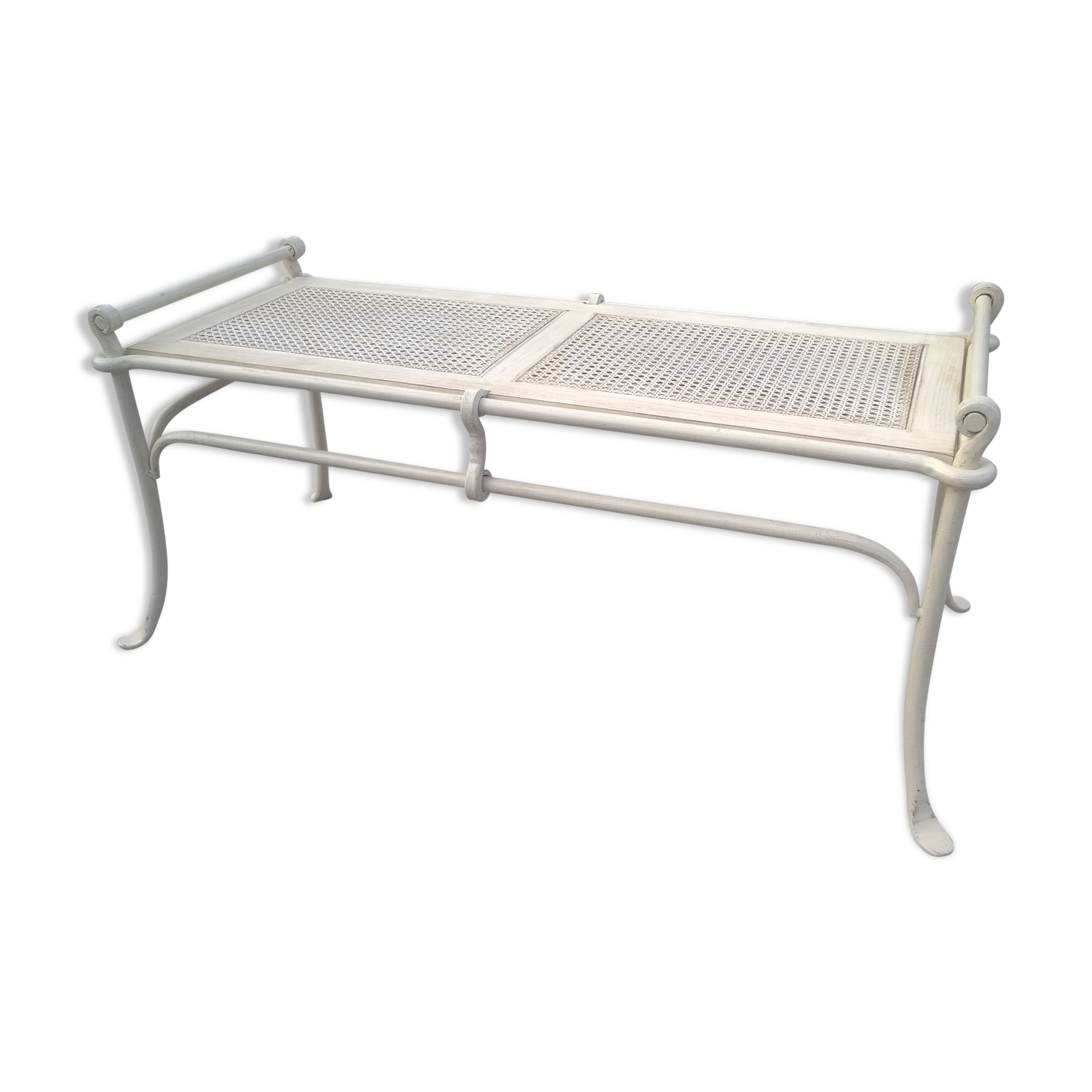 Wrought iron bench