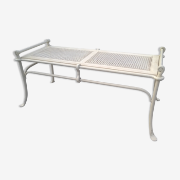 Wrought iron bench