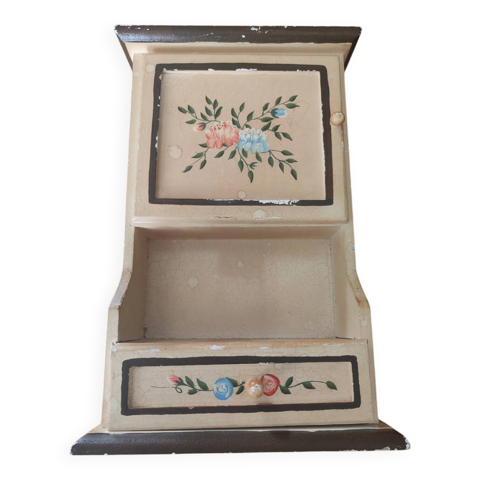 Vintage wooden key box