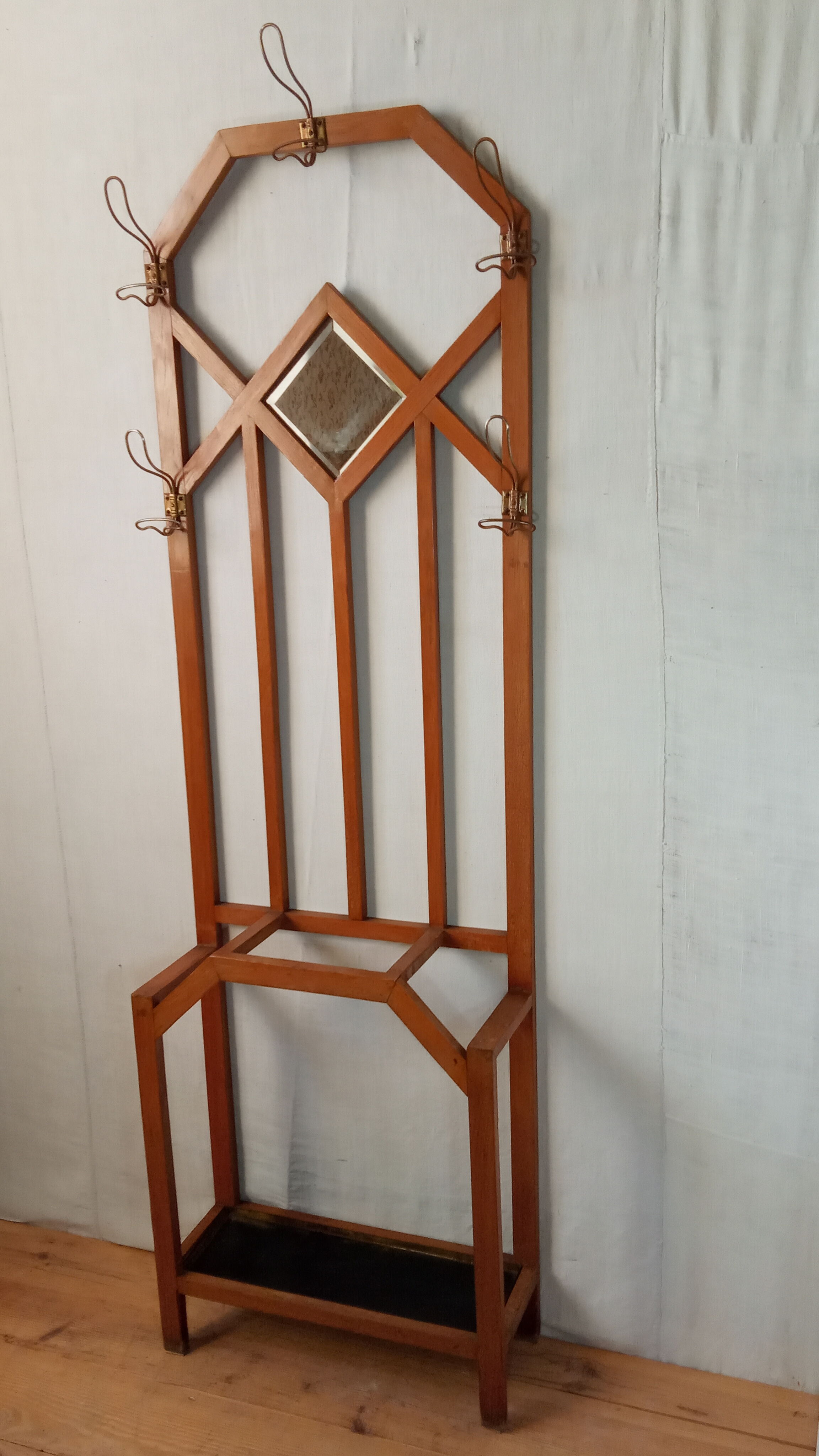 Oak coat rack, 1940