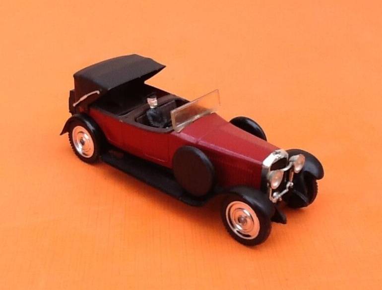 Voiture miniature   Hispano Suiza H6B (1926)  Solido  Made in France