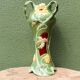 Slip vase, thistle motif, Art Nouveau