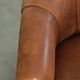 Sturdy set of vintage sheepskin club armchairs with a great appearance