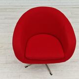 1960s, scandinavian design by Karl Eric Klote, swivel lounge chair