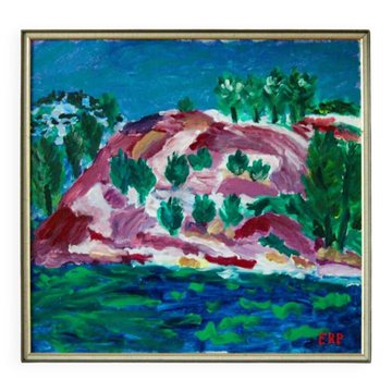 Colourful landscape motif by ERP
