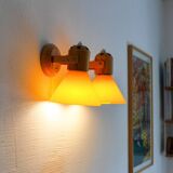 Pine wall sconces from Solbacken, 1975, set of 2