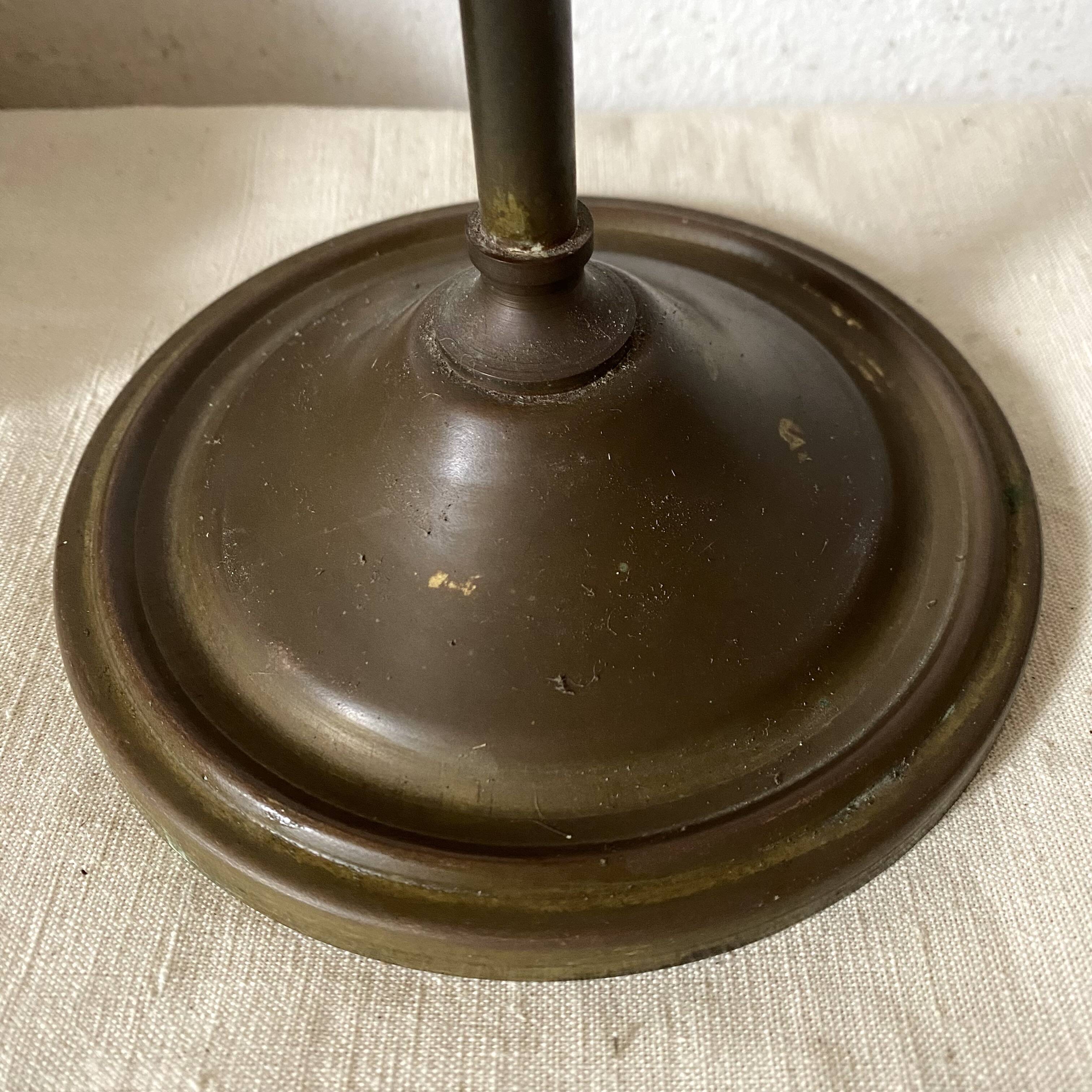 Jeweller's lamp, workshop lamp, glass paste shade